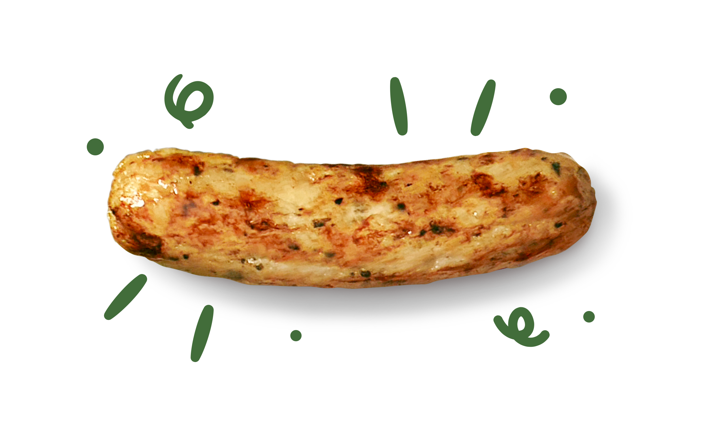 A juicy sausage.